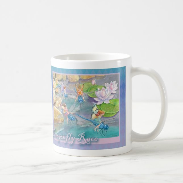 "Libellen-Rennen-" Tasse (Rechts)