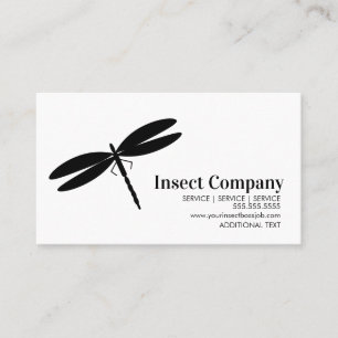 Libellen-Schädlingsbekämpfungsfirmen-Logo Visitenkarte