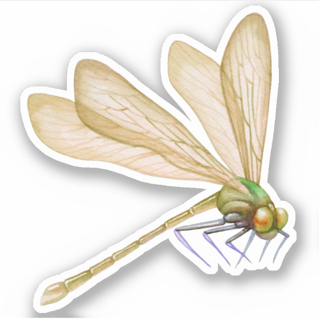 Libellen-Sticker Aufkleber (Vorderseite)