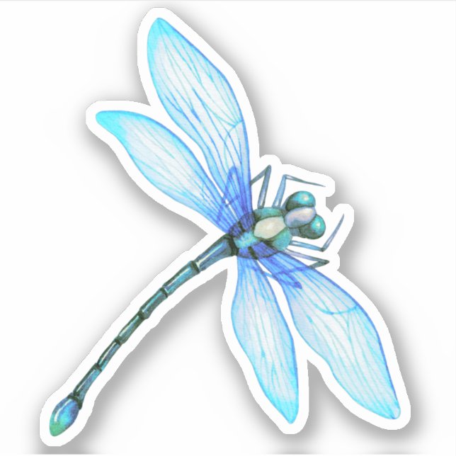Libellen-Sticker Aufkleber (Vorderseite)