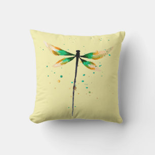Libellen süßes Wasserfarben-Design Kissen