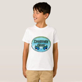 Libellen-Typ-Logo-T-Shirt für Kinder T-Shirt