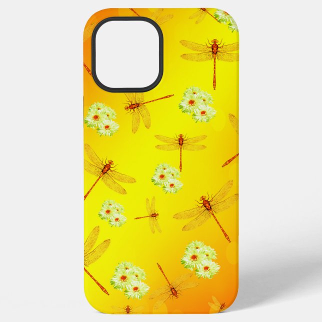 Libellen Und Gänseblümchen, iPhone 12 Pro Max Hülle (Rückseite)
