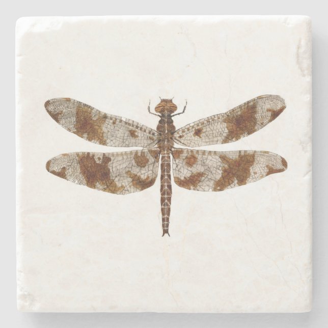 Libellen-Untersetzer Steinuntersetzer (Vorderseite)