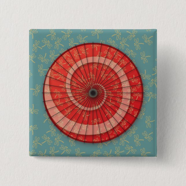 Libellentanz Button (Vorderseite)