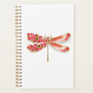 libellule de fleurs avec sakura de bijoux