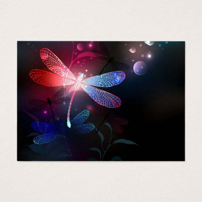 libellule rouge brillante (Devant)