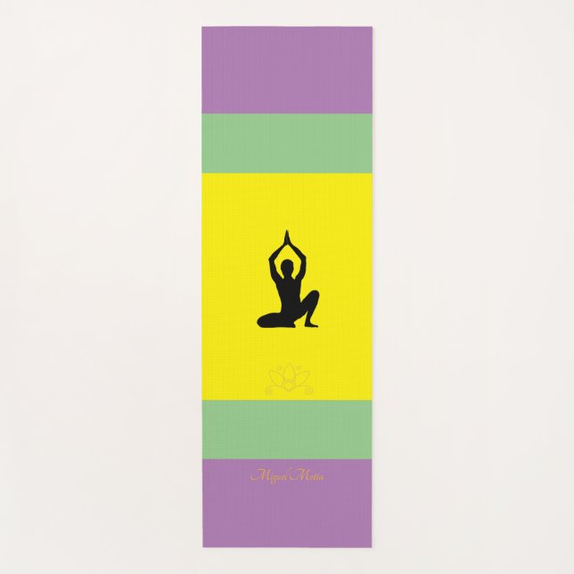 Liberación de calma y serenidad yogamatte (Vorderseite)