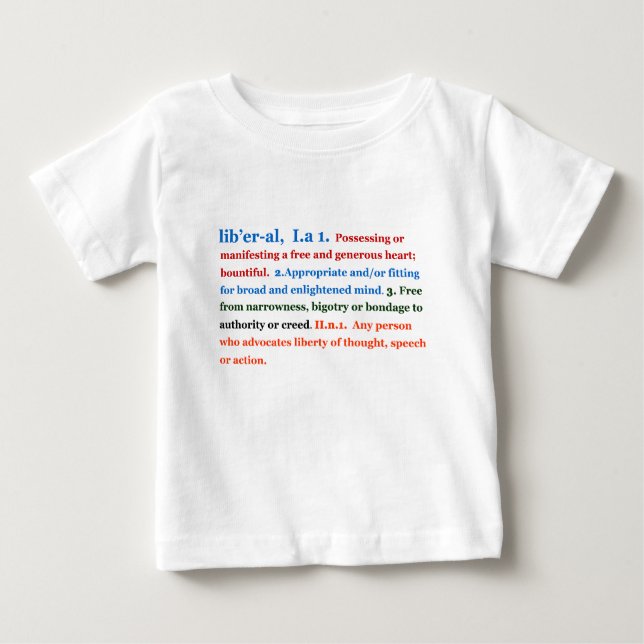 Liberal Baby T-shirt (Vorderseite)