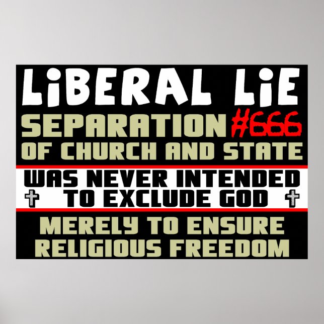 Liberal Lie #666 Poster (Vorne)