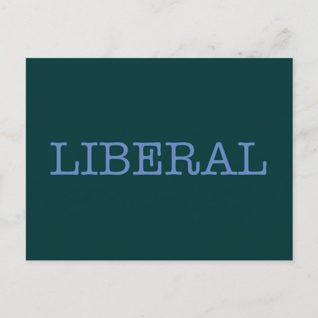 Liberal Postkarte (Vorderseite)