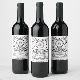 Liberal Tears N° 47 Étiquette de Bouteille de Vin