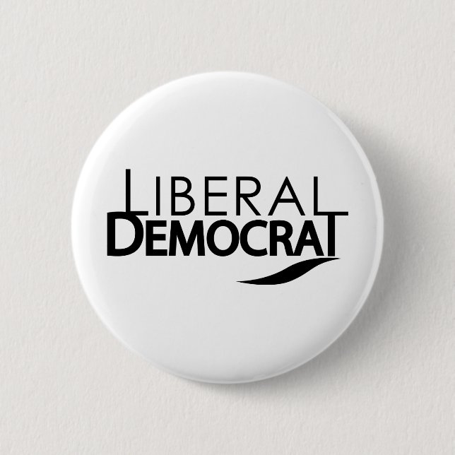 Liberaldemokrat Button (Vorderseite)