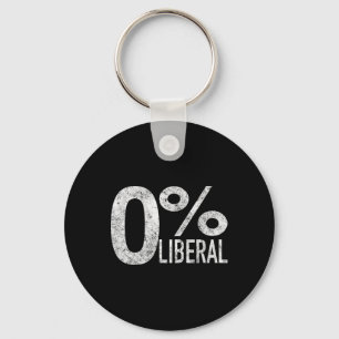 Liberaldemokrat Null Prozent Liberaler Pro Trump Schlüsselanhänger