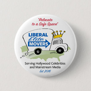 Liberale Auslese-Urheber Button