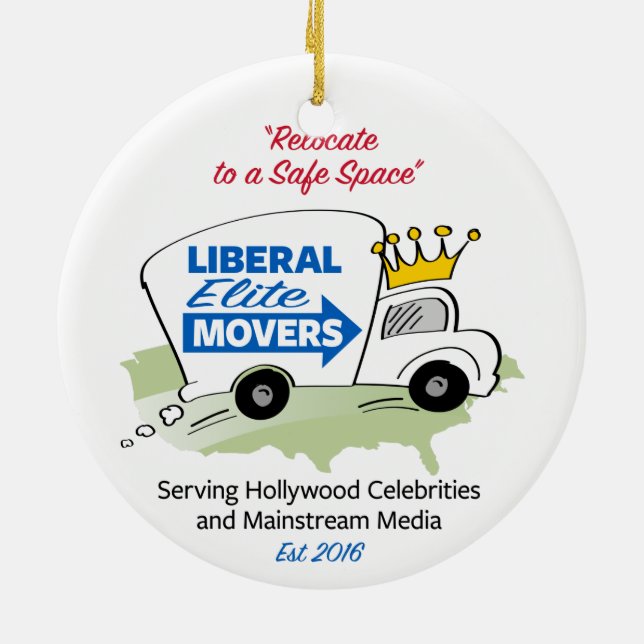 Liberale Auslese-Urheber Keramik Ornament (Hinten)