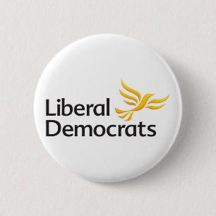Liberale Demokrat-Knopf-Abzeichen Button