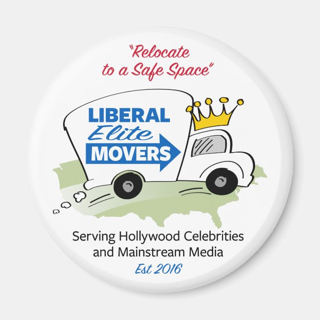 Liberale Elite Movers Magnet (Vorne)