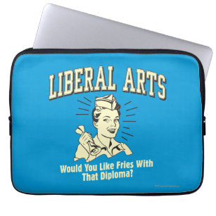 Liberale Kunst: Fries mit Diploma Laptopschutzhülle