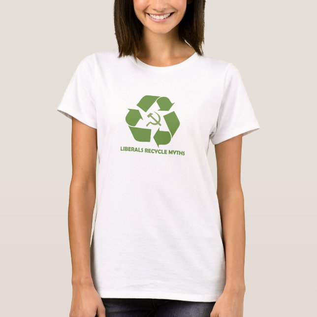 Liberale recyceln Mythos-T - Shirt (Vorderseite)