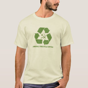 Liberale recyceln Mythos-T - Shirt