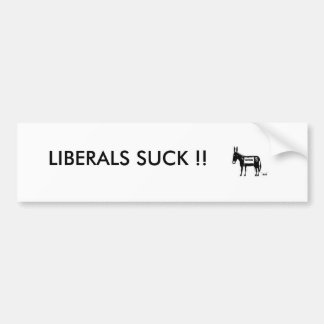LIBERALE SIND ZUM KOTZEN!! AUTOAUFKLEBER