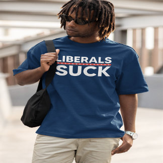 Liberale Sind zum Kotzen | Konservativ | Rechter W T-Shirt