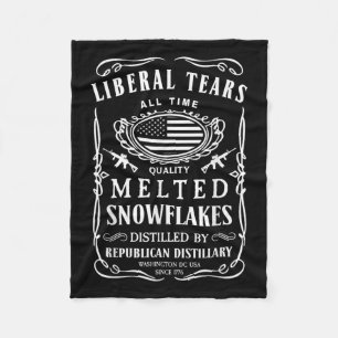 Liberale Tränen Shirt Funny Republikanischer Konse Fleecedecke