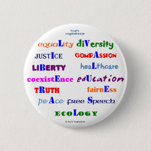 Liberale Werte Button