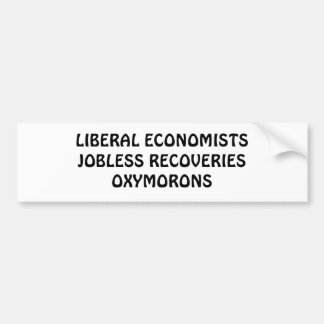 LIBERALE WIRTSCHAFTSWISSENSCHAFTLER-ARBEITSLOSE AUTOAUFKLEBER