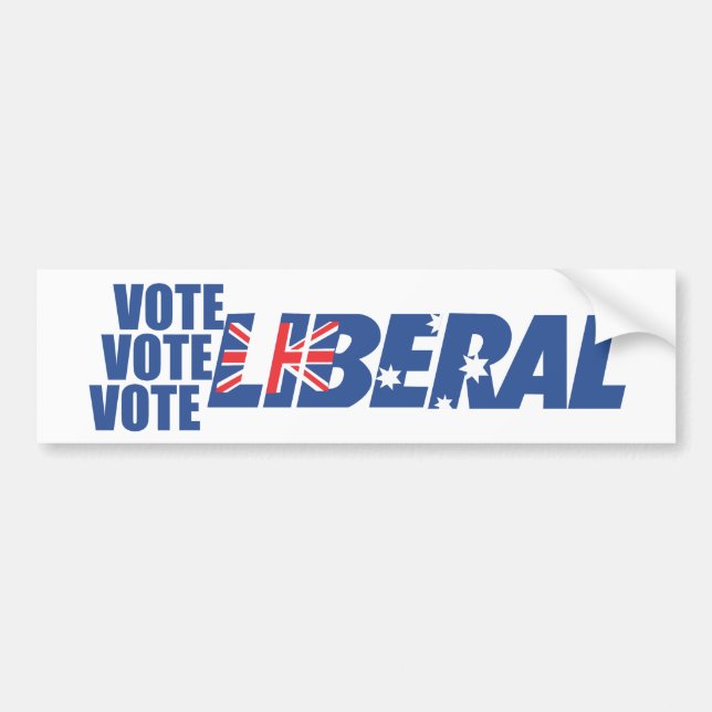 Liberales Party von Australien Autoaufkleber (Vorne)
