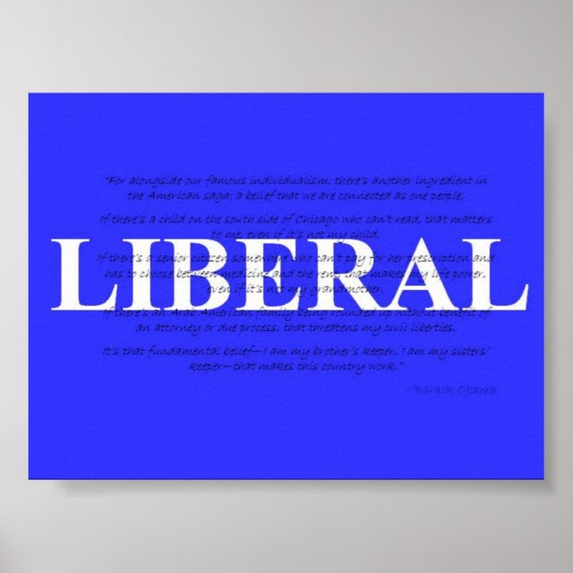 Liberales Poster (Vorne)