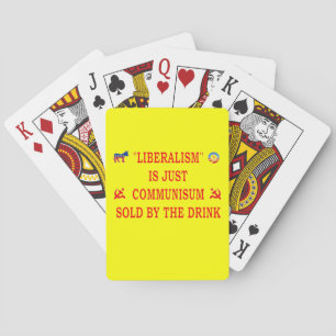 LIBERALISMUS IST NUR KOMMUNISMUS SPIELKARTEN