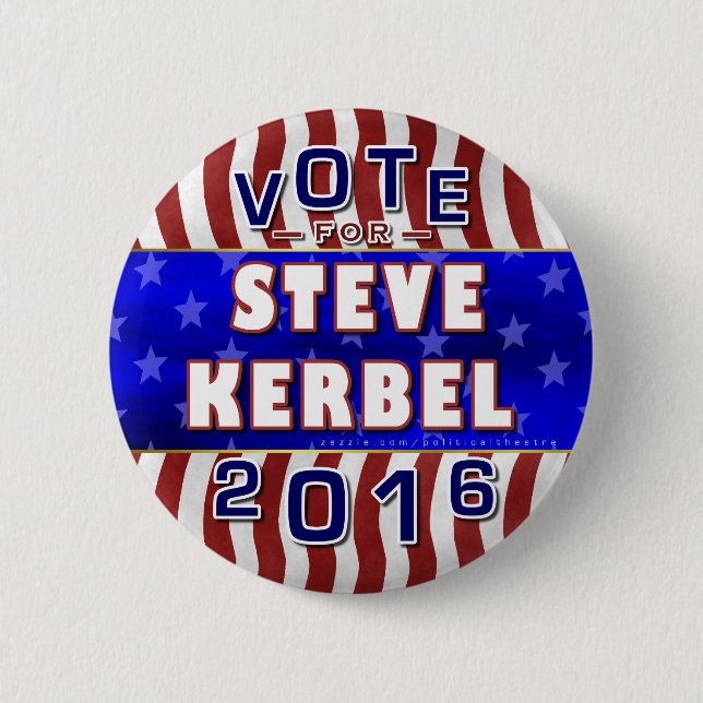 Liberalist 2016 Steve-Kerbel Präsidenten-Wahl Button (Vorderseite)