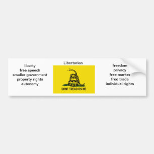 Liberalist Autoaufkleber