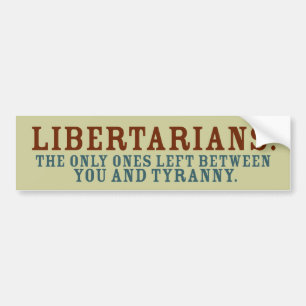 Liberalist-Autoaufkleber Autoaufkleber