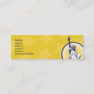 Liberalist - dünn mini visitenkarte