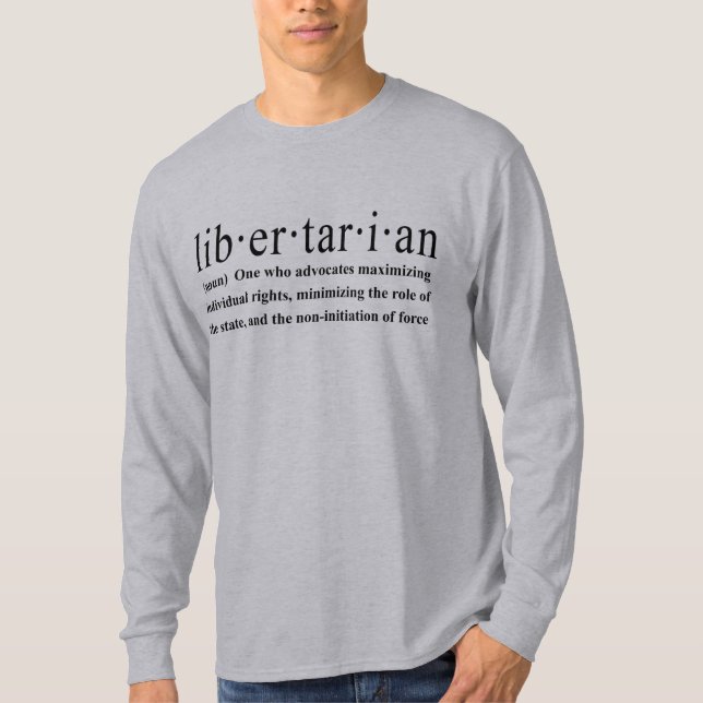 Liberalistische Definition T-Shirt (Vorderseite)