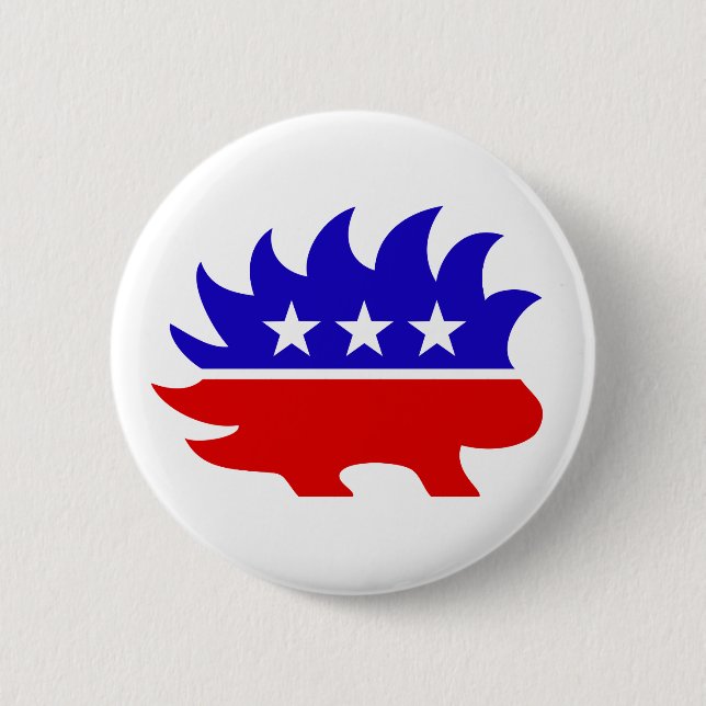 Liberalistischer Party-Logo-Knopf Button (Vorderseite)