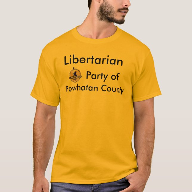 Liberalistisches Party von Powhatan County T-Shirt (Vorderseite)