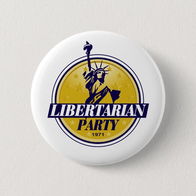 Liberalistisches politisches Party-Logo Button (Vorderseite)