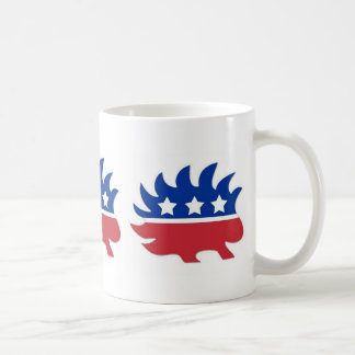 Liberalistisches Stachelschwein Kaffeetasse