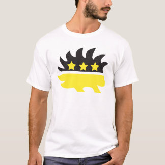 Liberalistisches Stachelschweinlogo (Gelb) T-Shirt