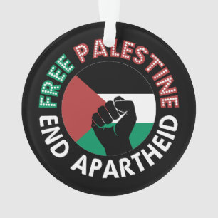 Libérez la Palestine mettre fin à l'apartheid Drap