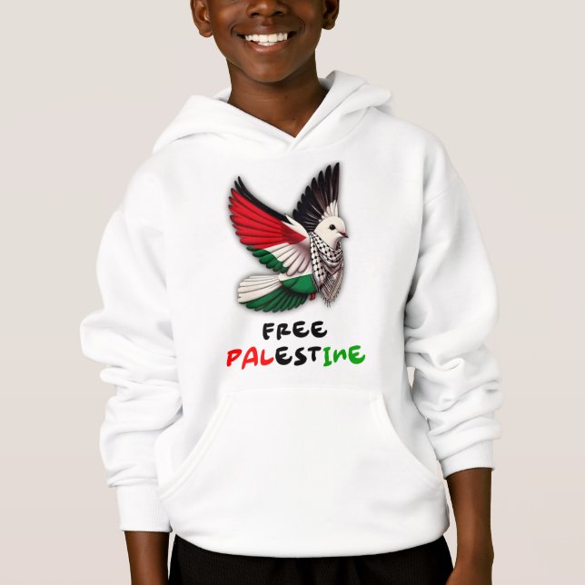 Libérez le Sweat - shirt à capuche palestinien (Devant)
