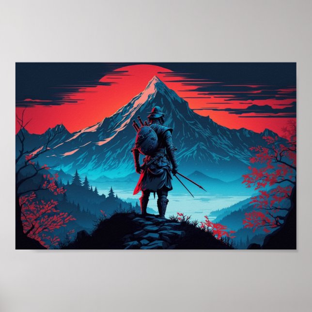 Libérez votre guerrier intérieur avec des affiches (Devant)