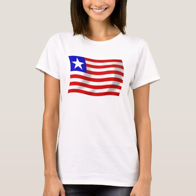 Liberia Flag Shirt (Vorderseite)