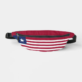 Liberia-Flagge Bauchtasche