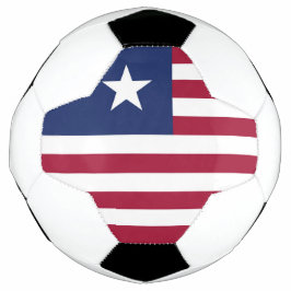 Liberia-Flagge Fußball