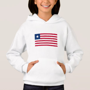 Liberia-Flagge Hoodie